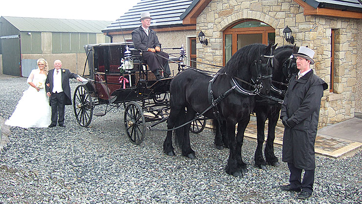 Glenanne Carriage Hire Wedding Carriage
